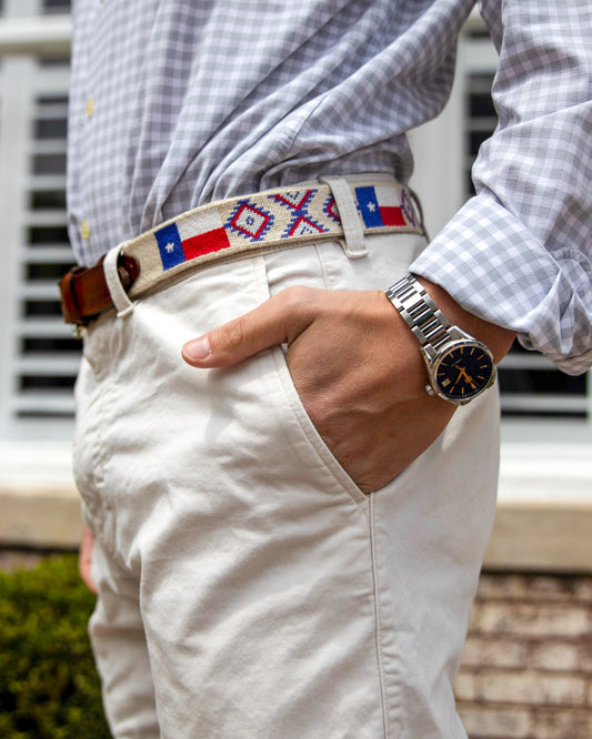Texas State Flag Belt