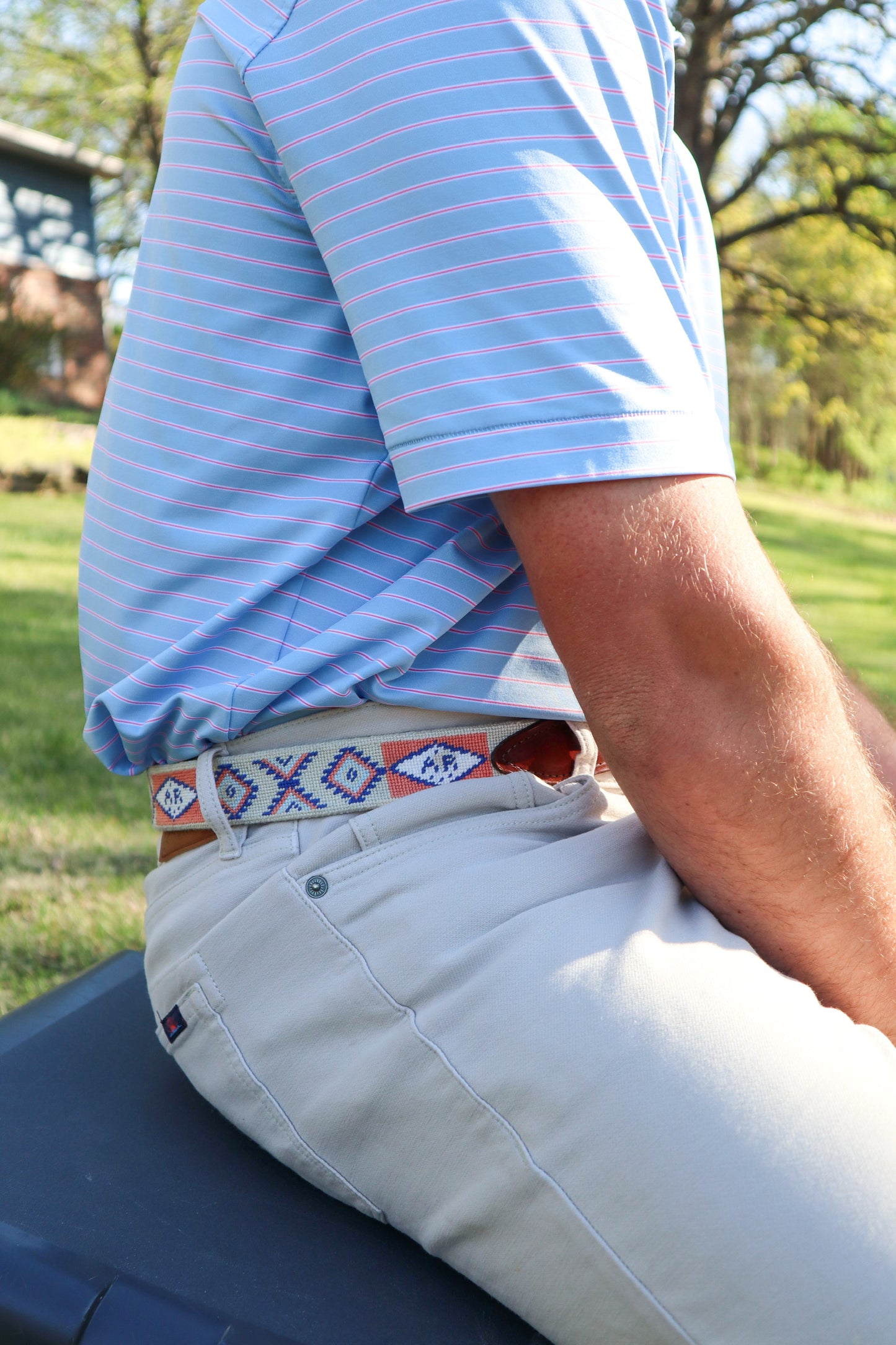 Arkansas State Flag Belt